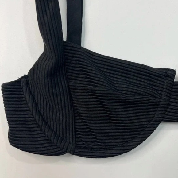 TJ Swim Blair Bikini Top Womens Adjustable Ribbed Underwire Back Clasp - Picture 4 of 4